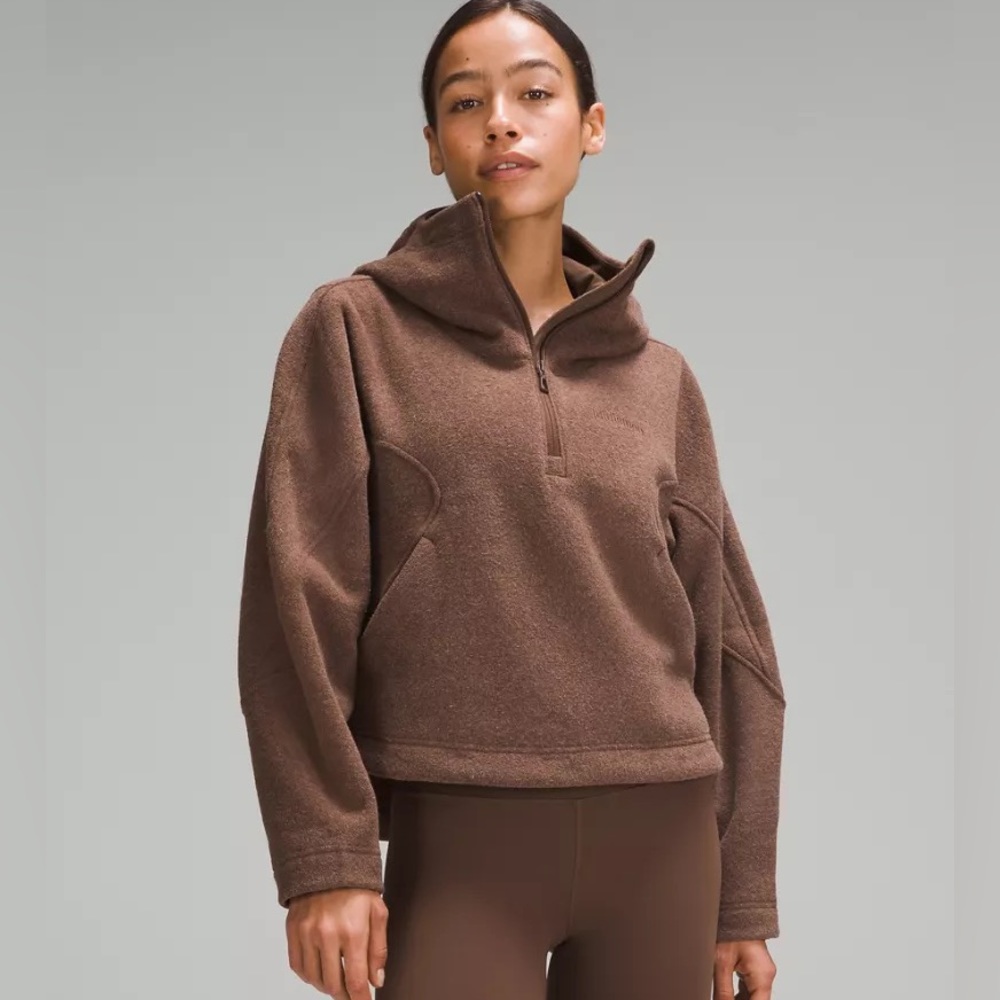 Lululemon Looped Terry Fleece Half-Zip Hoodie